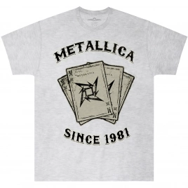 Футболка Metallica Карты