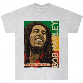 Футболка Bob Marley One Love One Heart